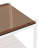 Set of 2 Rectangle End Table, Tempered Glass Tabletop with MDF layer, Glass-106645772-106645774