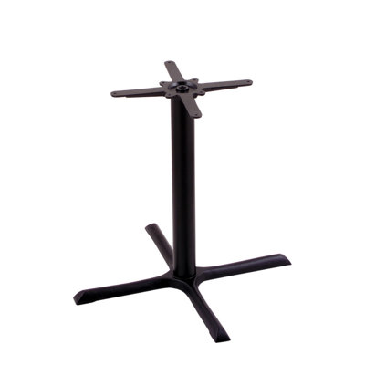 28 po de hauteur, base de table croisée
