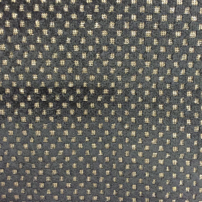 Tissu Cavalli | Tissu en velours à pois métallique | Tissu de draperie et de rideau et tissu de revêtement