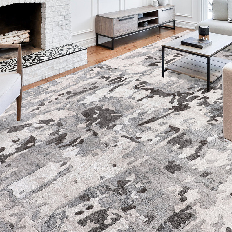 Trenton Abstract Area Rug, Rectangle 6' x 9'