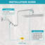 Rain Adjustable Shower Head 2.0 GPM GPM-86003578