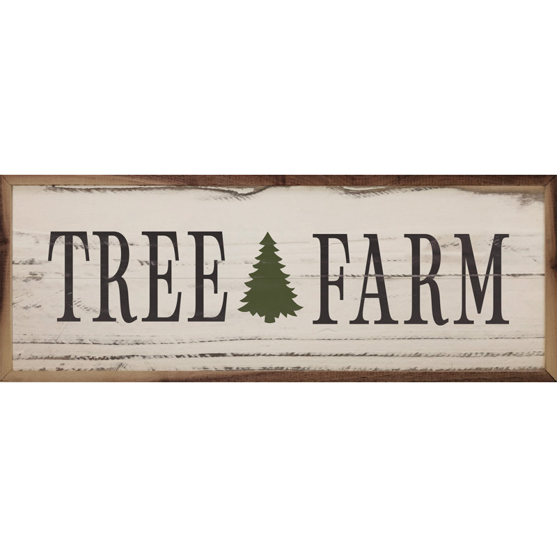 Tree Farm Whitewash, H 8 po x l 24 po