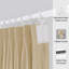 Aspire Homeware Polyester Room Darkening Pencil Pleat Single Panel Curtain for Noise Reduction and Light Blocking-1269254132