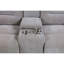 Grey Upholstered Reclining Loveseat
