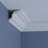 Endurathane Leia Crown Moulding, 5 1/2"H x 6"P x 8 1/8"F x 96"L, Factory Primed