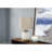 Lighting, 16"H, Cream Resin, Beige Shade, Contemporary