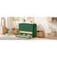 Lit escamotable double avec grands tiroirs, vert (ANCIEN SKU: N708P336203F)-1748544139