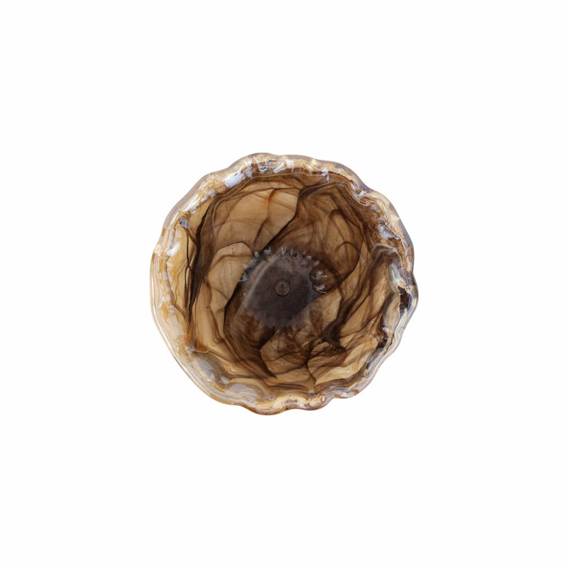 Onda Glass Decorative Bowl