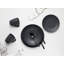 Creatable 20539, Slate Black Collection, 16 Piece Dinnerware Set