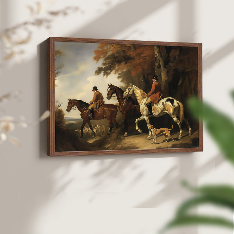 Faune - LXIX - Reproduction encadrée - Restickable, H 16 po x l 20 po, Noyer