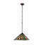 Chloe Lighting Firman Tiffany-style 1-light Mission Ceiling Pendant 12" Shade