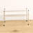 Chrome 2-Tier Extendable Shoe Rack