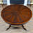 Extendable Mahogany Round Solid Wood Dining Table