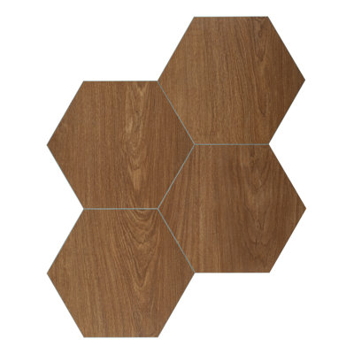 Plancher de vinyle à peler et coller BaseMore HEX 12 mil x l 5,75 po