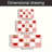 Cherry Strawberry Checker Pattern Kitchen Floor Mat 3 Pc Kitchen Modern Space
