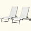 Méridienne pour l'extérieur 2 pièces Outsunny