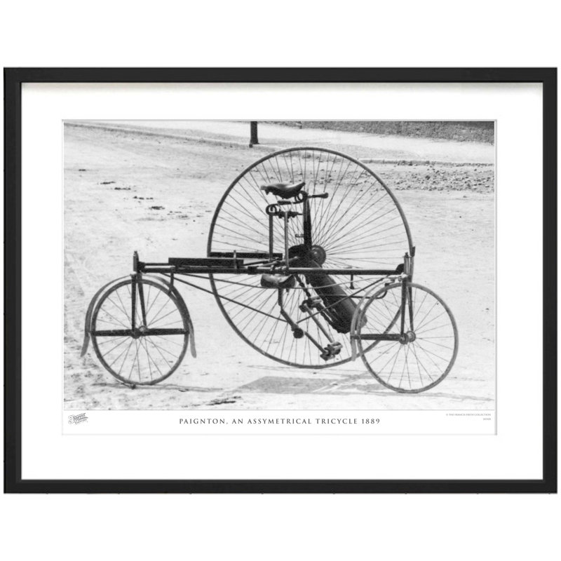 Paignton, An Assymetrical Tricycle 1889 by Francis Frith - Single Picture Frame Print, 40cm H x 50cm W x 2.3cm D