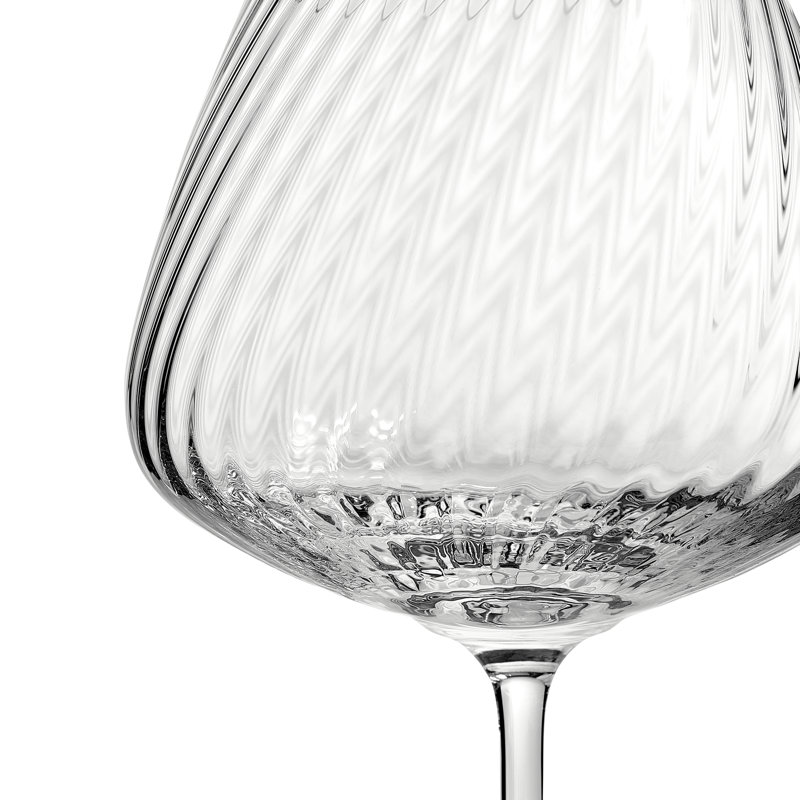 VW SWIRL 0.69ml Crystal Red Wine Glass Set