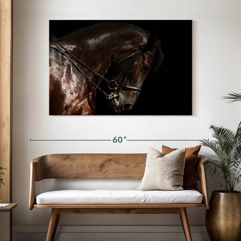 Brampt Bridled Horse, 32" H x 48" W