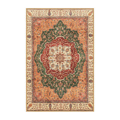 Tapis décoratif multicolore à motif abstrait