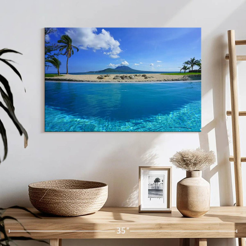 Gillard Nevis Peak, Saint-Kitts, H 16 po x l 24 po