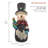 48"H Outdoor Solar Snowman Statue Holiday Decoration with Color Changing LED Lights