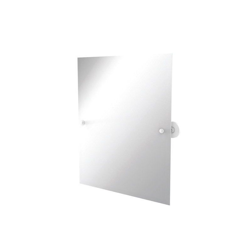 Miroir décoratif moderne et contemporain Marchmont, Blanc mat