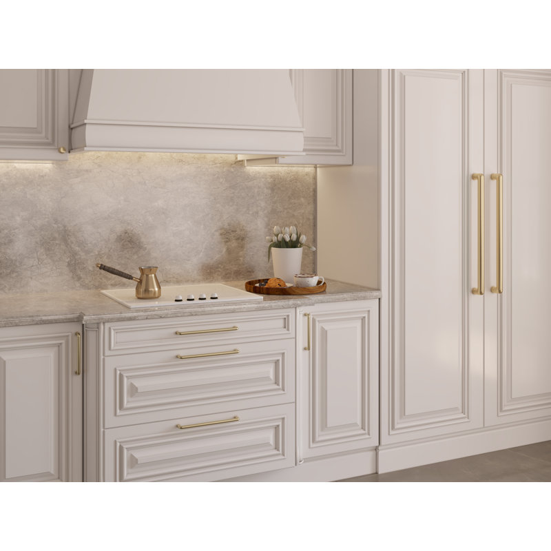 Classic D Cabinet Pull, 16", Natural Bronze