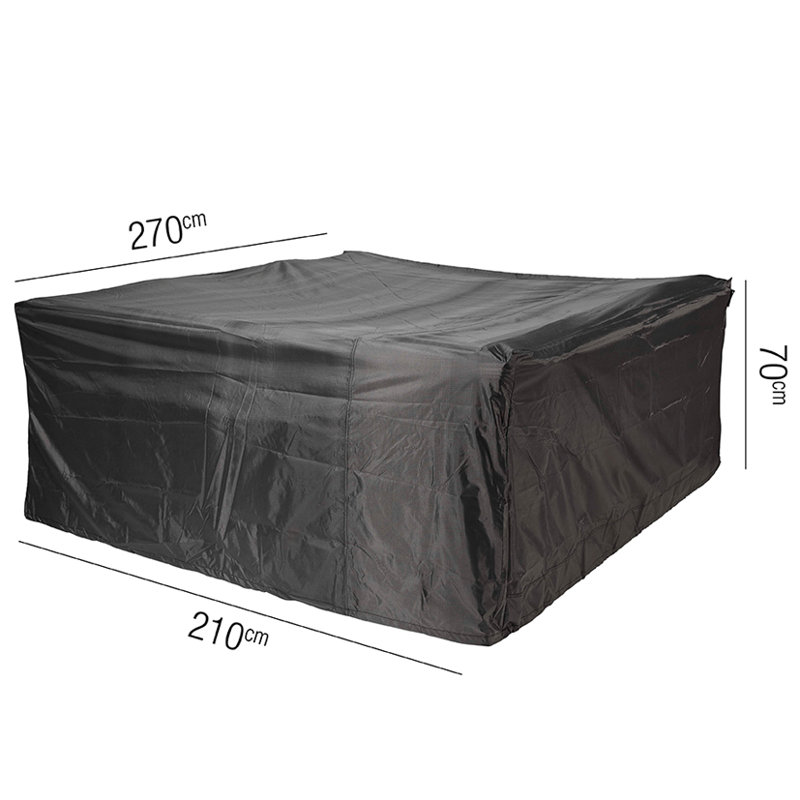 Jayant Outdoor Patio Dining Set Cover, 85cm H x 200cm W x 190cm D