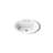 Bryant Ceramic Oval Drop-In Bathroom Sink with Overflow-10940788-19195625