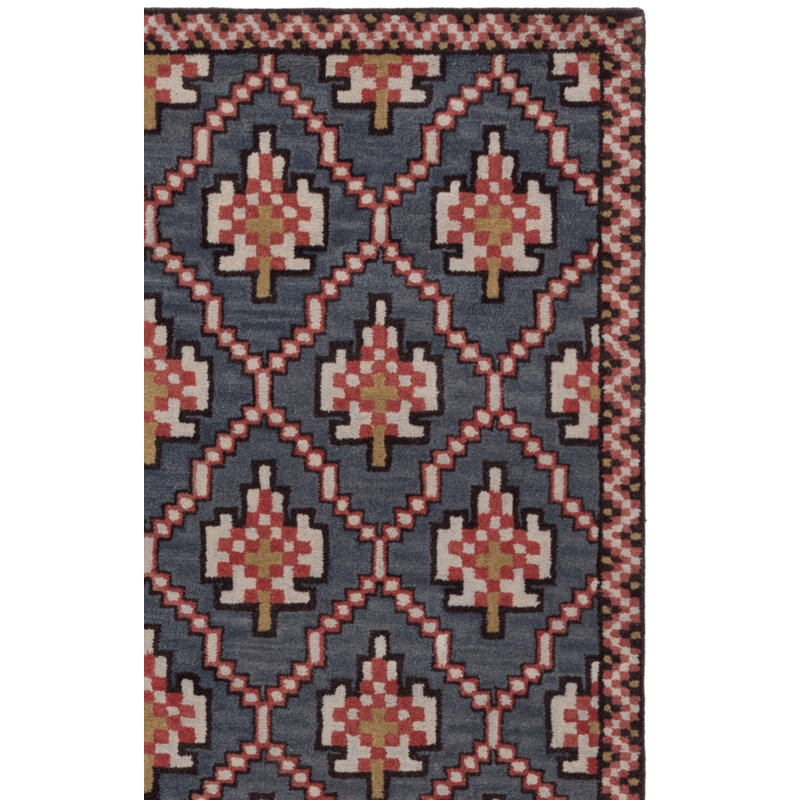 Tapis oriental en laine touffeté à la main Ameline, Rectangle 4 pi x 6 pi