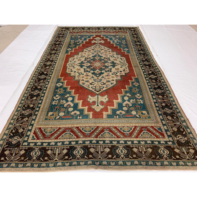Tapis rétro rétro Dakhia Anatolian