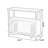 Dark-coffee Solid + Manufactured Wood Sideboard