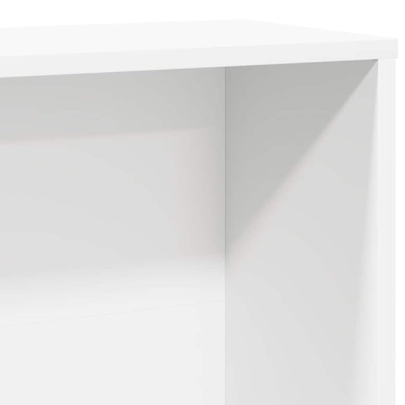 Bookcase 60X24x120 Cm Engineered Wood, White