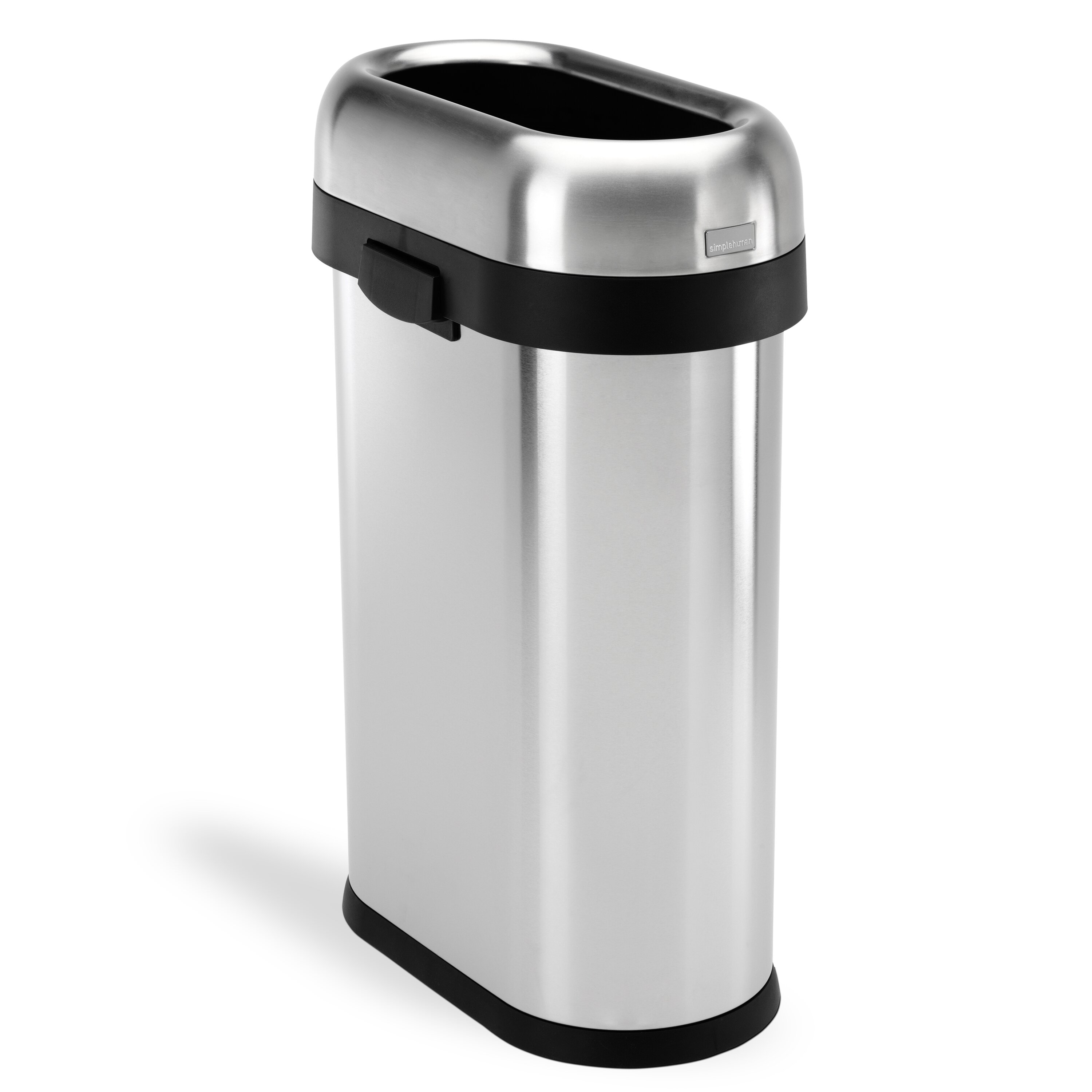 2 Gal. Plastic Small Trash Can with Handle and Open Top (2-Pack)