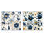 Lorimier - Ensemble de 2 collages carrés botaniques abstraits-101853439-101853436
