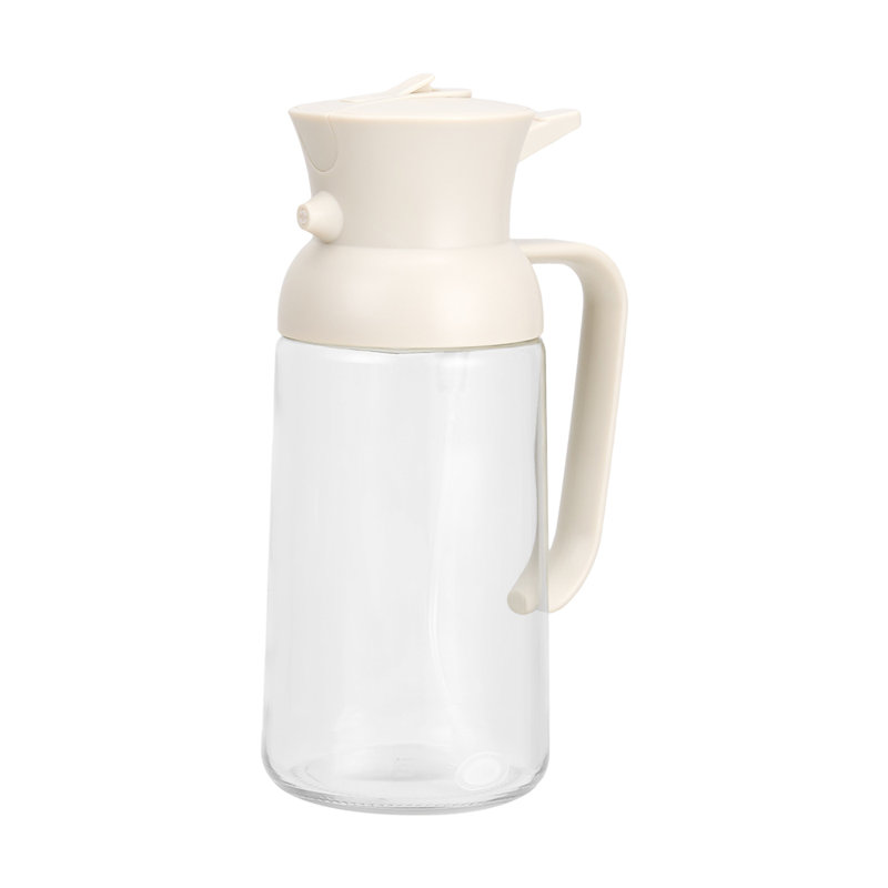 Single Oil / Vinegar Cruet, Beige