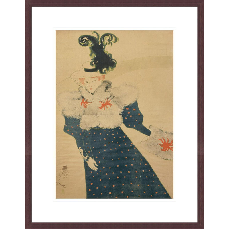 «La Revue blanche» par Henri de Toulouse-Lautrec, impression giclée sur cadre, H 21,75 po x l 16,98 po