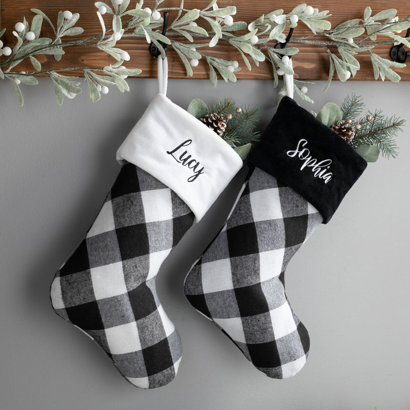 Personalized Checker Stocking, Yes