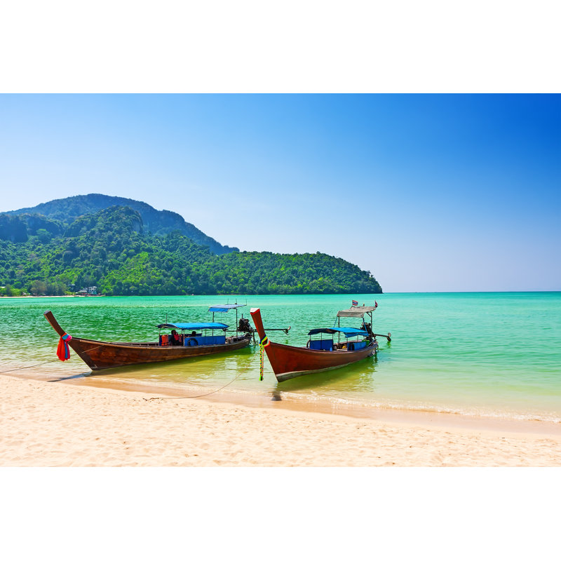 Hegwood Tropical Beach, Thailand - Wrapped Canvas Print, 20cm H x 30cm W x 3.8cm D