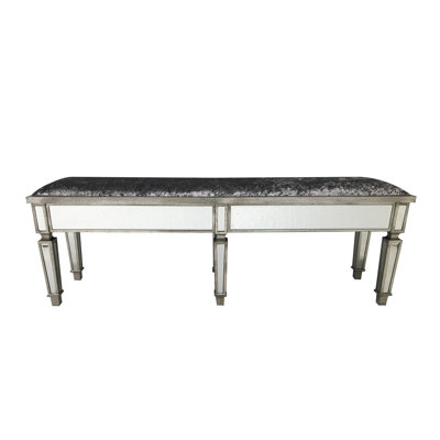 Yusuf Velvet Upholstered Bench