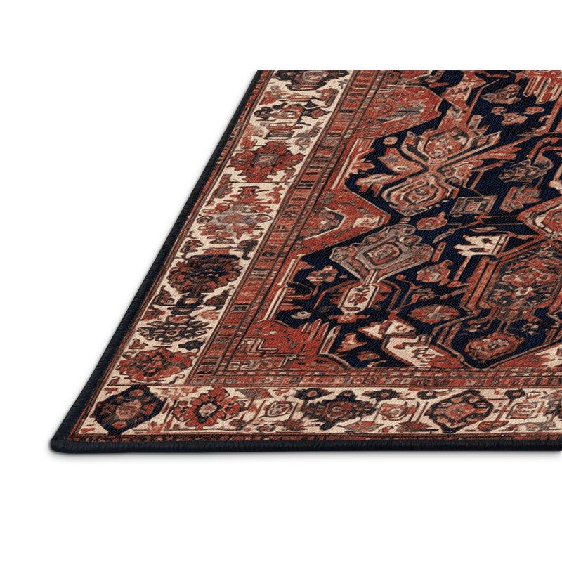 Tapis brun lavable à la machine, Rectangulaire 8 pi x 10 pi