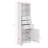 Bathroom Tall Storage Cabinet With Door, Drawers And Open Storage Shelves, With Adjustable Shelves-1074088656