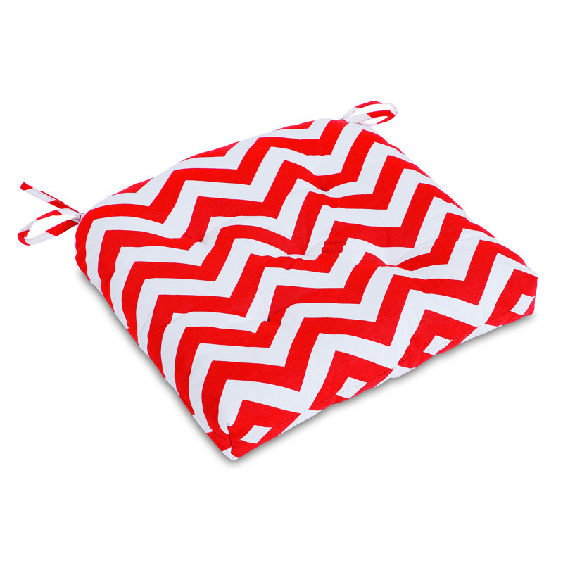 Outdoor 3'' Chair Pad, Red