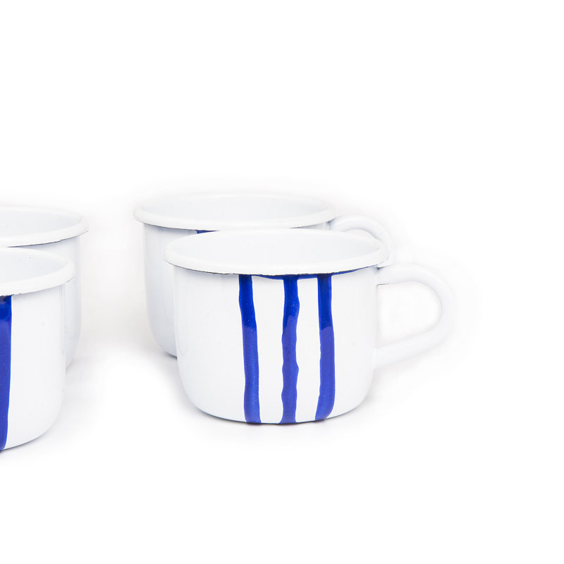 Ottomar Enamelware Camping Mug, White