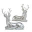 Figurines de renne en argent 2 pièces