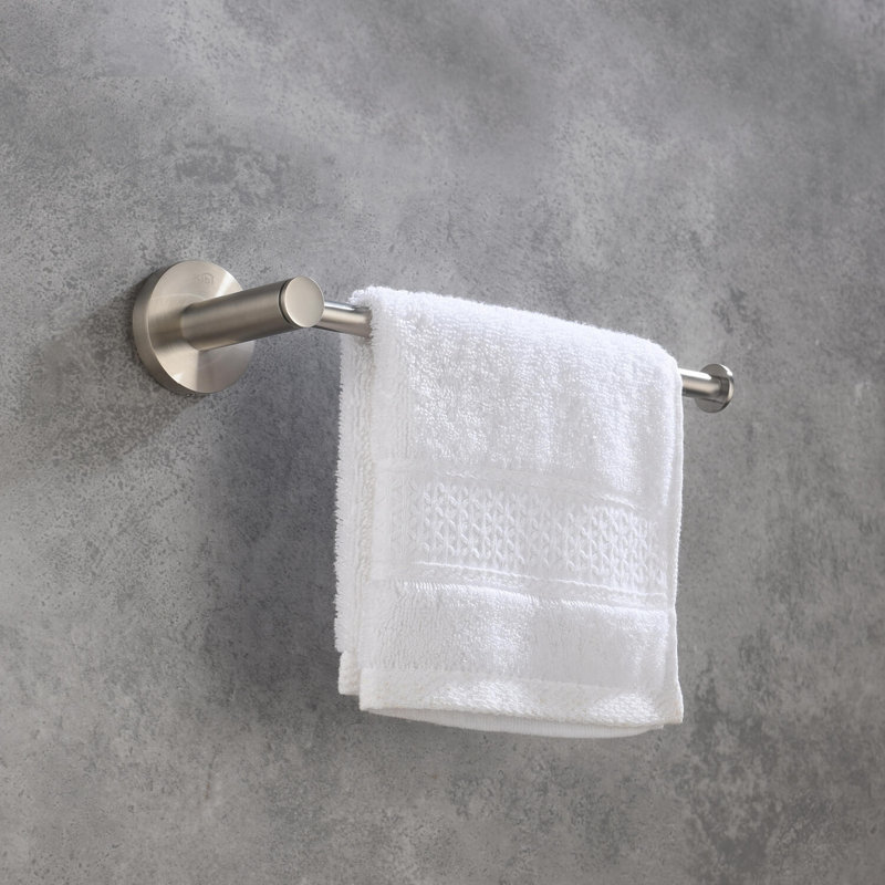 Barre à serviettes murale 10 ", Nickel brossé