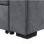 Canapé-lit modulaire réversible en tissu tissé 95 po Toby Modern