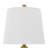 24.5" Resin Honeycomb Table Lamp With Shade-69493745