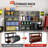 2000lbs Metal Shelving Units, 5 Tier Heavy Duty Garage Shelves, Multi-functional Adjustable Utility Shelfs, All-steel Storage Racks, Tall Shelf For Garage, Kitchen, Basement-1748616841